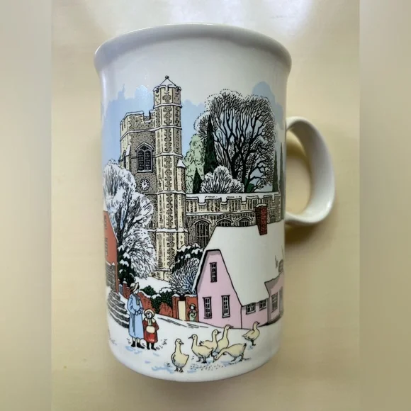 Coffee/hot cocoa Dunoon Christmas mugs 
Set of 4 fine stoneware.Made in Scotland - Picture 11 of 15